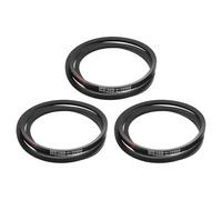 sourcing map 3Pcs SPZ-1420 Drive Wedge Belts V-Belt Industrial Power Rubber Transmission Belt 1420mm Pitch Girth,10mm Width, 8mm Height, 1433mm Outer Girth