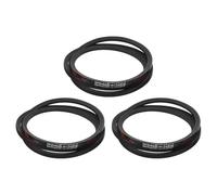 sourcing map 3Pcs SPZ-1462 Drive Wedge Belts V-Belt Industrial Power Rubber Transmission Belt 1462mm Pitch Girth,10mm Width, 8mm Height, 1475mm Outer Girth