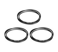 sourcing map 3Pcs SPZ-2500 Drive Wedge Belt V-Belt Industrial Power Rubber Transmission Belt 2500mm Pitch Girth,10mm Width, 8mm Height, 2513mm Outer Girth