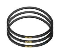 sourcing map 3Pcs SPZ-587 Drive Wedge Belt V-Belt Industrial Power Rubber Transmission Belt 587mm Pitch Girth,10mm Width, 8mm Height, 600mm Outer Girth