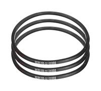 sourcing map 3Pcs SPZ-630 Drive Wedge Belt V-Belt Industrial Power Rubber Transmission Belt 630mm Pitch Girth,10mm Width, 8mm Height, 643mm Outer Girth