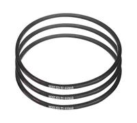 sourcing map 3Pcs SPZ-737 Drive Wedge Belt V-Belt Industrial Power Rubber Transmission Belt 737mm Pitch Girth,10mm Width, 8mm Height, 750mm Outer Girth