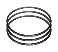 sourcing map 3Pcs SPZ-750 Drive Wedge Belt V-Belt Industrial Power Rubber Transmission Belt 750mm Pitch Girth,10mm Width, 8mm Height, 763mm Outer Girth