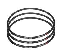 sourcing map 3Pcs SPZ-837 Drive Wedge Belt V-Belt Industrial Power Rubber Transmission Belt 837mm Pitch Girth,10mm Width, 8mm Height, 850mm Outer Girth