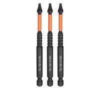 sourcing map 3pcs Square Head Screwdriver Bits 1/4" Hex Shank SQ1 Magnetic Head 4" Length S2 Steel Screw Driver Drill Bit for Repair Work Electric Screw Driver