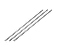 sourcing map 3Pcs Square Steel Bar Stock, 1/4"x1/4"x12"(6mmx6mmx305mm) 1045 Square Steel Rod Bars Precision Key Stock for Keyways Structural Support Industrial Machinery DIY Craft