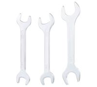 sourcing map 3pcs Super Thin Double Open End Wrench 13mm x 15mm 14mm x 17mm 22mm x 24mm Metric Ultra Thin U-Shaped Spanner Carbon Steel Dual Open-End Wrenches for Tight Space