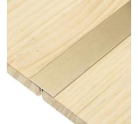 sourcing map 3Pcs T-Molding Transition Strips, 0.9m x 30mm (L x W) Aluminium Alloy Floor Flat Divider Strip Vinyl Flooring Edging Trim for Floor Gaps Doorways, Brushed Bronze