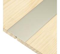 sourcing map 3Pcs T-Molding Transition Strips, 9m x 60mm (L x W) Aluminium Alloy Floor Flat Divider Strip Vinyl Flooring Edging Trim for Floor Gaps Doorways, Gray