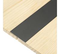 sourcing map 3Pcs T-Molding Transition Strips, 9m x 60mm (L x W) Aluminium Alloy Floor Flat Divider Strip Vinyl Flooring Edging Trim for Floor Gaps Doorways, Matte Black