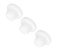 sourcing map 3pcs T-Shaped Silicone Plugs 13mm 1/2 Inch Dia Snap in Plug Hole Seal Cover Round Rubber Stopper for Kitchen Rubber Bulkheads Waterproof Sealing Plugs White