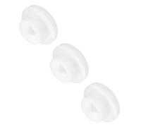 sourcing map 3pcs T-Shaped Silicone Plugs 23mm 15/16 Inch Dia Snap in Plug Hole Seal Cover Round Rubber Stopper for Kitchen Rubber Bulkheads Waterproof Sealing Plugs White