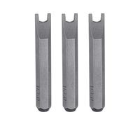 sourcing map 3pcs U3.0 U-Type Screwdriver Bit 5/32" Hex Shank 28mm Length S2 Steel Magnetic U-Shaped Head Hex Screw Driver Bits for Electric Manual Screwdrivers Precision Repair