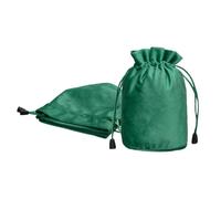 sourcing map 3Pcs Velvet Drawstring Bags, 3.5 x 5.7 Inch Dice Storage Small Pouch Gift Wrapping Bag for Wedding Party Favors, Candy Packaging, Jewelry Crystal DIY Craft, Green