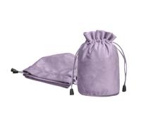 sourcing map 3Pcs Velvet Drawstring Bags, 3.5 x 5.7 Inch Dice Storage Small Pouch Gift Wrapping Bag for Wedding Party Favors, Candy Packaging, Jewelry Crystal DIY Craft, Purple