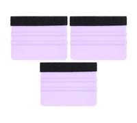 sourcing map 3pcs Vinyl Squeegee Felt Edge 4" Squeegee Felt Fabric Decal Vinyl Scraper Car Wallpaper Smoothing Tools Window Privacy Film Glass Tint Squeegee Installation, Purple