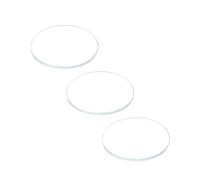 sourcing map 3pcs Watch Glass Crystal Lens, 17mm Dia. 1.1mm Edge Thickness Double Dome Round Clear Watch Glass Replacement Parts for Watchmaker Watch Glass Lens Replace
