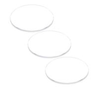 sourcing map 3pcs Watch Glass Lens 22mm Dia 1.5mm Thickness Single Dome Round Clear Crystal Lens Watch Replacement Parts for Watchmaker Repair