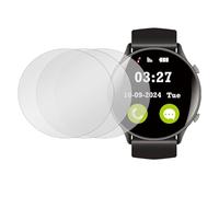 sourcing map 3pcs Watch Screen Protectors 37.5mm Tempered Glass Anti-Spy Protection Universal Watch Dial Crystal Face Protective Soft Anti-Peeping Privacy Round Film for Smartwatches, Gray