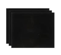 sourcing map 3pcs Welding Lens 3.5" x 4.33" Shade 11 Replacement Welding Lenses Glass Black Darkening Filter Plates for Welding Helmet, Black