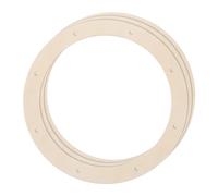 sourcing map 3Pcs Wooden Wreath Frames, Round 9.8" OD/7.9" ID Unfinished Floral Hoop Rings for DIY Christmas Easter Crafts Wedding Holiday Wall Home Decor