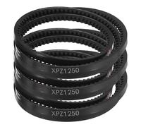 sourcing map 3pcs XPZ1250 EPDM V-Belt, Wedge Section Cut Edge Cogged Industrial Rubber V Belt 10mm Width x 1250mm Pitch Circumference