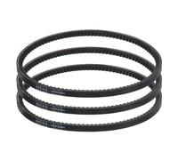 sourcing map 3pcs XPZ610 EPDM V-Belt, wedge Section Cut Edge Cogged Industrial Rubber V Belt 10mm Width x 610mm Pitch Circumference