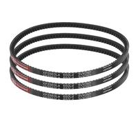 sourcing map 3pcs XPZ650 EPDM V-Belt, wedge Section Cut Edge Cogged Industrial Rubber V Belt 10mm Width x 650mm Pitch Circumference