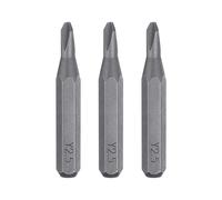 sourcing map 3pcs Y2.5 Tri Wings Screwdriver Bit 5/32" Hex Shank 28mm Length S2 Steel Magnetic 3 Point Y-Shaped Head Hex Screw Driver Bits for Electric Manual Screwdrivers Precision Repair
