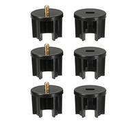 sourcing map 3Set Replacement Shade Parts Clutch Plug, 1.5 Inch Roller Blind Repair Kit Universal Blind Replacement Parts for Indoor/Outdoor Sunshade and Roller Blinds, Black, 38mm Clutch Plug