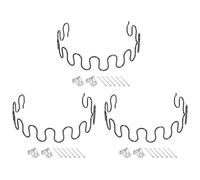 sourcing map 3Sets Upholstery Spring Replacement Kits, 19.69" Sagging Cushions Repair Kit with Clips Nails for Furniture Sofa Recliner Chair