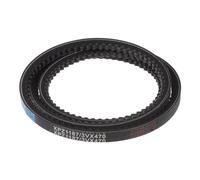 sourcing map 3VX470 Rubber V-Belt, Raw Edge Cogged Industrial V Belts 47" Length x 0.38" Width x 0.32" Thickness