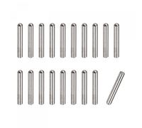 sourcing map 3x15mm Dowel Pins, 50pcs 304 Stainless Steel Round Head Flat Chamfered End Dowel Pin Bunk Bed Pins Shelf Pegs Support Shelves Fasten Elements