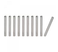 sourcing map 3x28mm Dowel Pins, 10pcs 304 Stainless Steel Round Head Flat Chamfered End Dowel Pin Bunk Bed Pins Shelf Pegs Support Shelves Fasten Elements