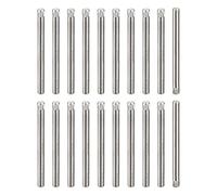 sourcing map 3x40mm 304 Stainless Steel Dowel Pins, 50Pcs Knurled Head Flat Chamfered End Dowel Pin, Wood Bunk Bed Shelf Pegs Support Shelves Fasten Elements
