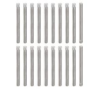 sourcing map 3x50mm 304 Stainless Steel Dowel Pins, 20Pcs Knurled Head Flat Chamfered End Dowel Pin, Wood Bunk Bed Shelf Pegs Support Shelves Fasten Elements