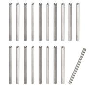 sourcing map 3x50mm Dowel Pins, 50pcs 304 Stainless Steel Round Head Flat Chamfered End Dowel Pin Bunk Bed Pins Shelf Pegs Support Shelves Fasten Elements