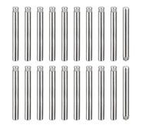 sourcing map 4.1x40mm 304 Stainless Steel Dowel Pins, 80Pcs Knurled Head Flat Chamfered End Dowel Pin, Cylindrical Pin Locating Dowel Support Bed Shelf Pegs Support Shelves Fasten Elements