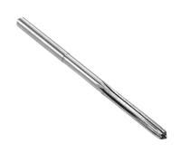 sourcing map 4.2mm Chucking Reamer, HSS Cobalt M35 Lathe Machine Reamer D4 6 Straight Flutes, Round Shank Milling Cutting Tool, for Stainless Steel Alloy Copper Metal