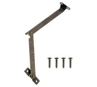 sourcing map 4.3" Folding Lid Support Hinges, Lift Up Stay Hinge, 180 Degree Rotatable Iron Hinges with Screws for Wooden Boxes Jewelry Case Display, Bronze