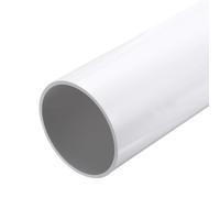 sourcing map 4.33 Inch PVC Rigid Tube Round Pipe 101.6mm ID 110mm OD 12" High Impact for Water Pipe, Aquarium, Fish Tank, Greenhouse Garden, White