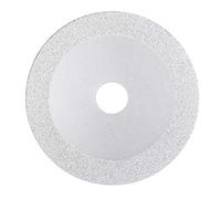 sourcing map 4.5" Diamond Cutting Wheels Grinding Disc for Stone Ceramics Glass 46 Grits Silver Tone