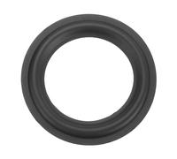 sourcing map 4.5 Inch Rubber Speaker Edge Surround Rings 117x75mm(IDxOD) Perforated Subwoofer Rings Replacement Parts for Speaker Repair or DIY, Black