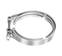 sourcing map 4.5" V Band Clamp 304 Stainless Steel for Exhaust Systems Downpipe Exchange Exhaust Accessories, Adjustment Range 114mm / 4.49inch