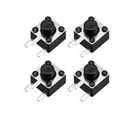 sourcing map 4.5mmx4.5mmx4.5mm Panel PCB Mount Momentary Tactile Tact Push Button Switch 15Pcs
