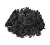 sourcing map 4.6oz Preserved Reindeer Moss, Black Decorative Artificial Fake Moss for Potted Plants Indoor Crafts Lichen Centerpieces Decor