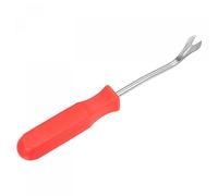 sourcing map 4 Inch All-Purpose Nickel Plated Manganese Steel Fastener Remover Clip Removal Tool with Red Plastic Handle, for Window Door Panel, Rivet