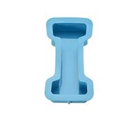 sourcing map 4 Inch Large 3D Alphabet Letter Mold, Silicone Resin Letter Mold for Epoxy Resin Art DIY Crafts Decoration I Blue