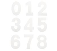sourcing map 4 Inch Plastic Number Stencils Set 0-8 Address Number Stencil Templates for Cake Stencil Address Number Painting Stencils Templates