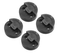 Sourcing Map 4 Pack 4/4 Violin Mute, Round Style Black Rubber Violin Practice Mute, Volume Control for Fiddle